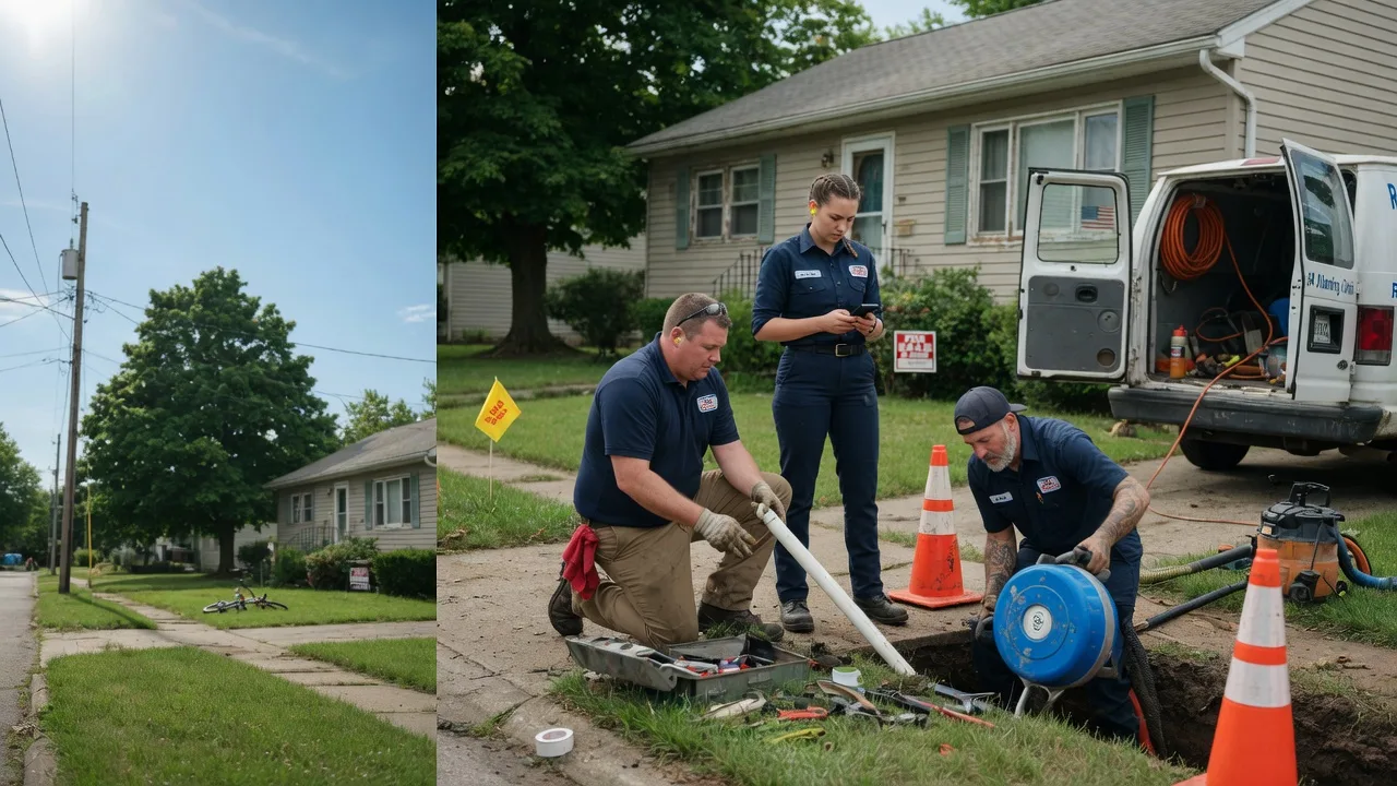 Sewer Line Repair in Hallieford, VA near me